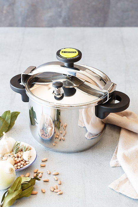 Monix Olla a presión Classica M530003 Ø24cm 8L Acero Inoxidable Apta para Inducción